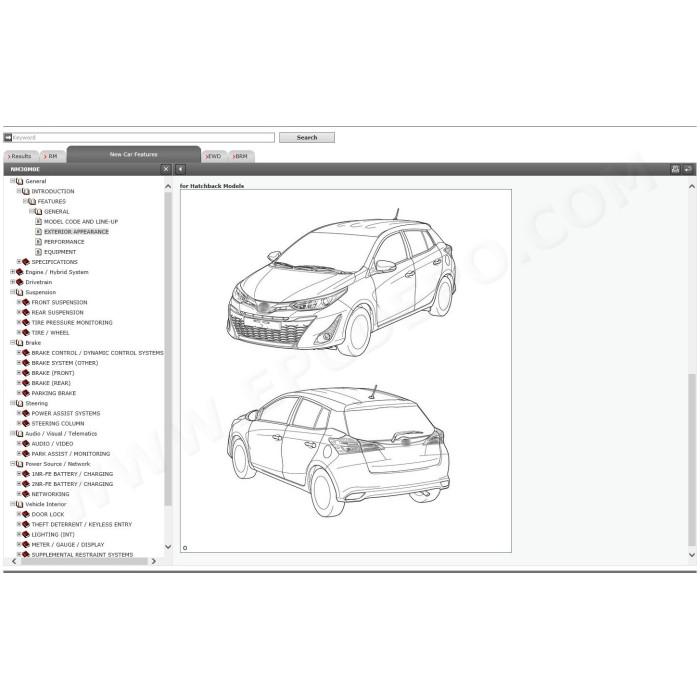 TOYOTA YARIS 2013 - 2022 SERVICE & REPAIR MANUAL