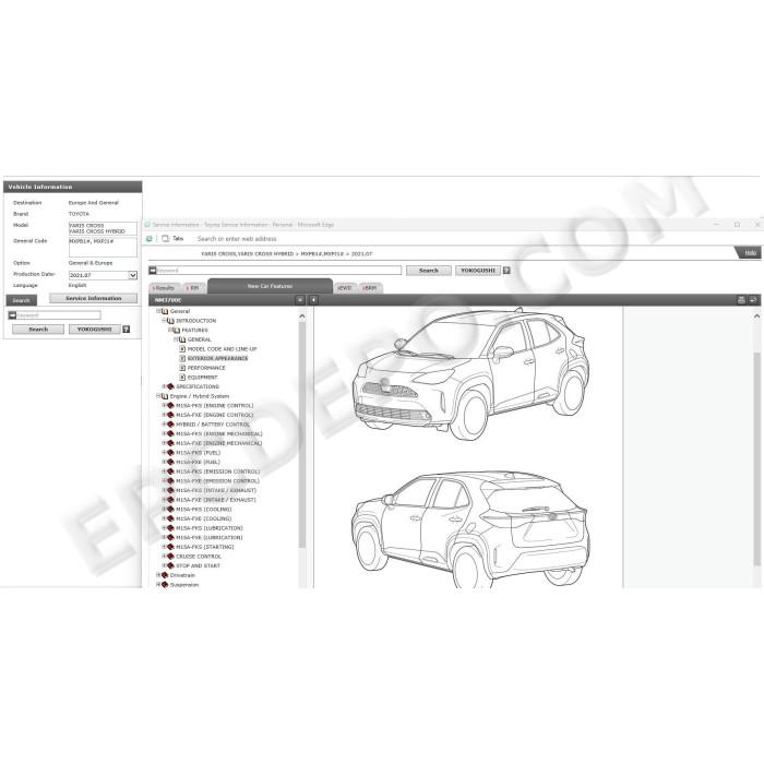 toyota yaris cross hybrid mxpb10 mxpj10 mxpj15 service manual