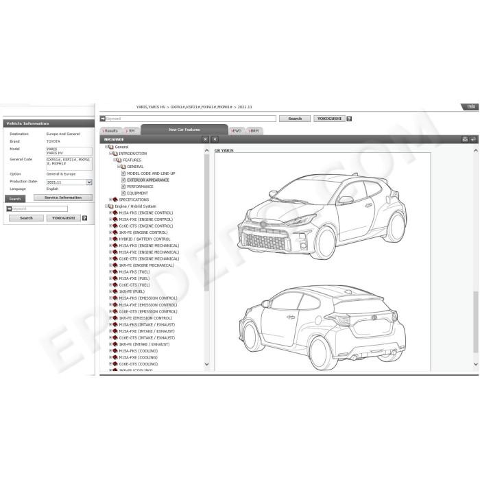 toyota yaris gr hybrid ksp211 mxpa10 mxpa11 mxph10 mxph11 gxpa16 service manual