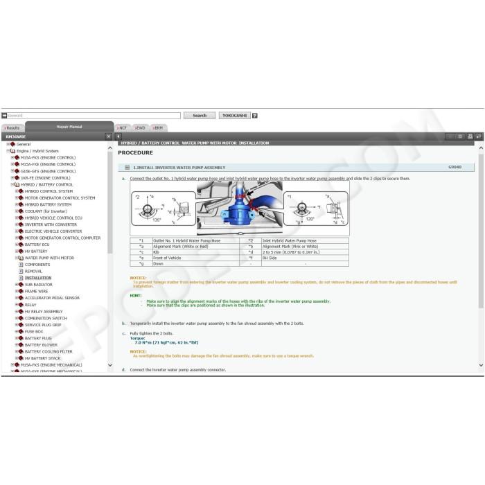 toyota yaris gr hybrid ksp211 mxpa10 mxpa11 mxph10 mxph11 gxpa16 service manual