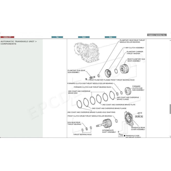 TOYOTA YARIS 2005 - 2011 SERVICE & REPAIR MANUAL