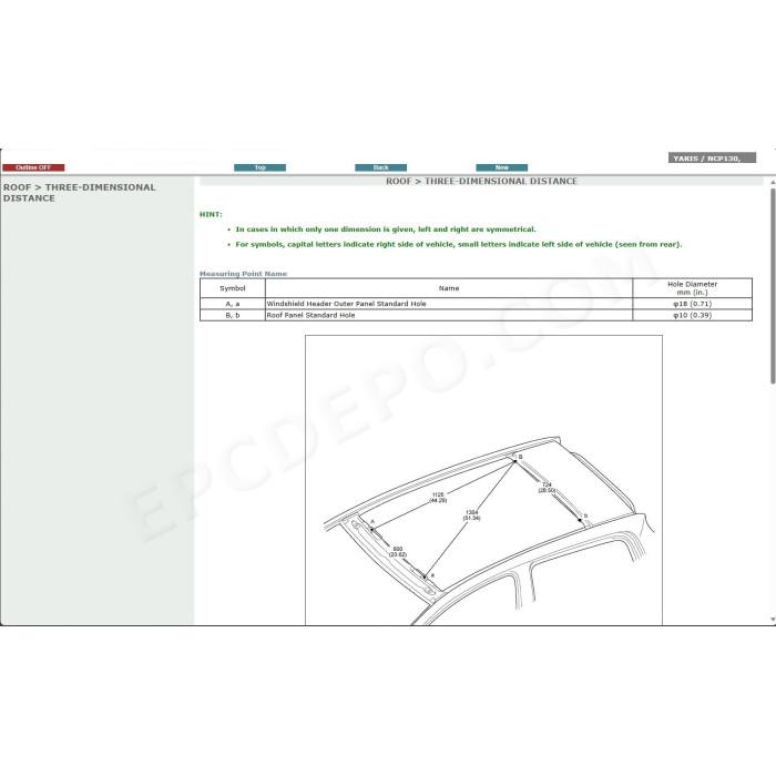TOYOTA YARIS 2011 - 2014 SERVICE & REPAIR MANUAL