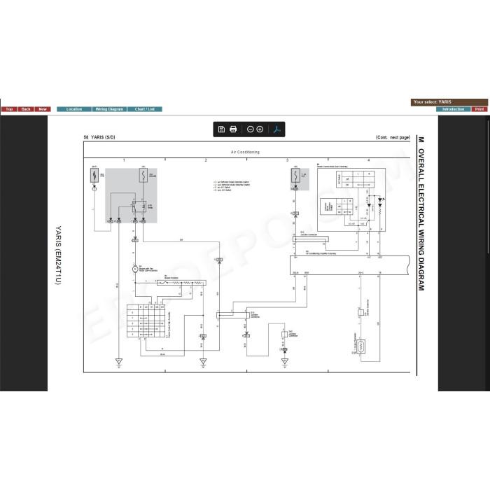 TOYOTA YARIS 2010 - 2014 SERVICE & REPAIR MANUAL