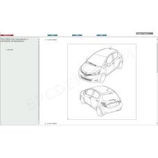 TOYOTA YARIS 2010 - 2014 SERVICE & REPAIR MANUAL