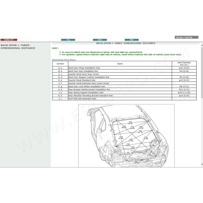 TOYOTA ZELAS 2010 - 2016 SERVICE & REPAIR MANUAL