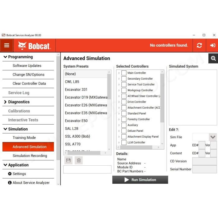 BOBCAT SERVICE ANALYZER 2022 90.00