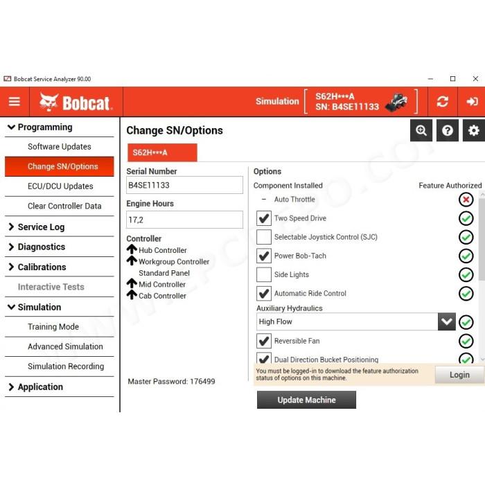 BOBCAT SERVICE ANALYZER 2022 90.00