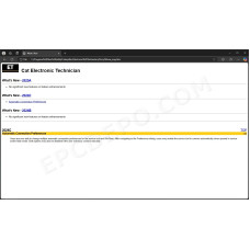 CATERPILLAR CAT ELECTRONIC TECHNICIAN ET2025A