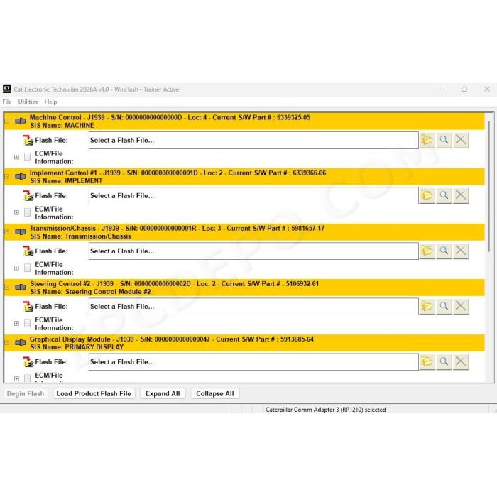 CATERPILLAR CAT ELECTRONIC TECHNICIAN ET2026A