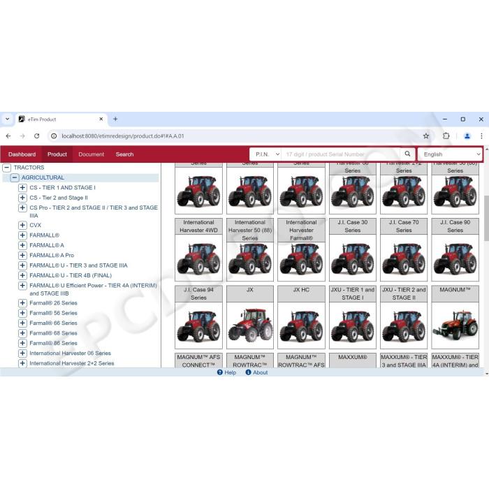 eTimGo offline CNH Agriculture & Construction service tool 09.2026