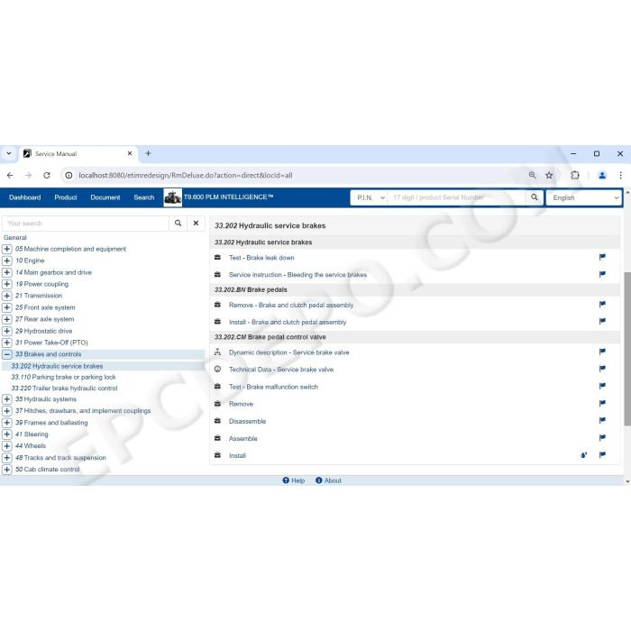 eTimGo offline CNH Agriculture & Construction service tool 09.2026