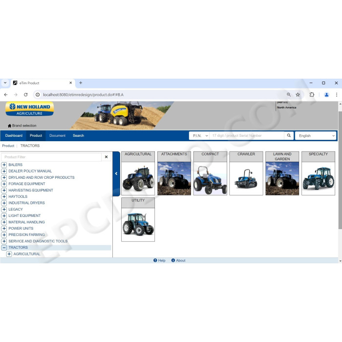 eTimGo offline CNH Agriculture & Construction service tool 01.2024
