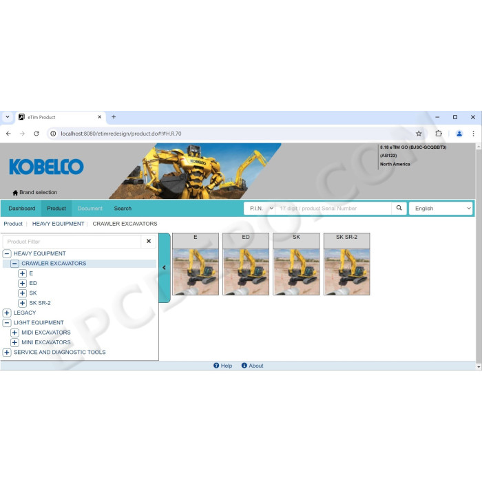 eTimGo offline CNH Agriculture & Construction service tool 04.2025