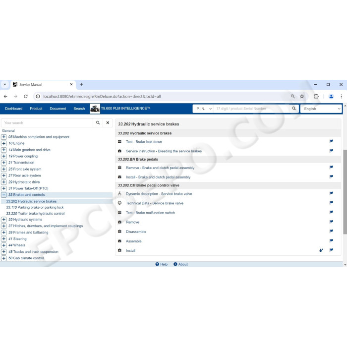 eTimGo offline CNH Agriculture & Construction service tool 04.2025