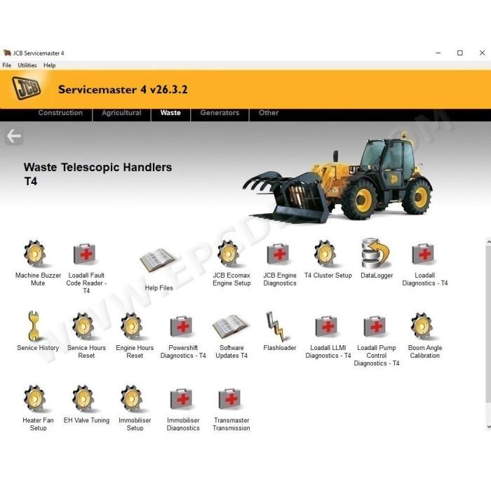 JCB SERVICEMASTER 4 26.3.2 2026 DIAGNOSTIC TOOL