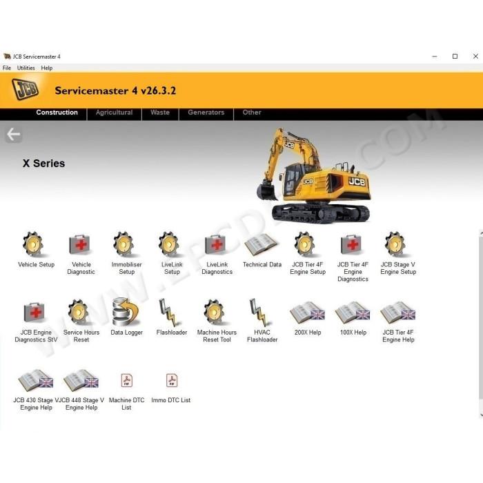 JCB SERVICEMASTER 4 26.3.2 2026 DIAGNOSTIC TOOL