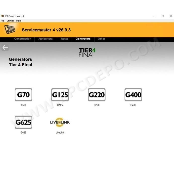 JCB SERVICEMASTER 4 26.9.3 2026 DIAGNOSTIC TOOL