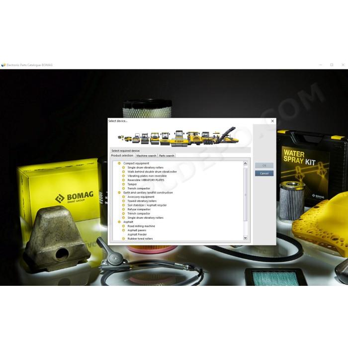 Bomag CE Construction EPC spare parts catalog 2021