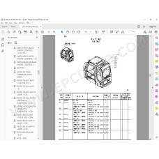 Hitachi Excavator Zaxis ZX120 ZX120-E ZX130 ZX130H ZX130K ZX130LCN spare parts manual