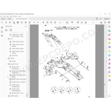Hitachi Excavator Zaxis ZX120 ZX120-E ZX130 ZX130H ZX130K ZX130LCN spare parts manual