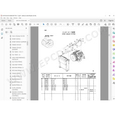 Hitachi Excavator Zaxis ZX135US ZX135US-E ZX135USK spare parts manual