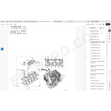 Hitachi Excavator Zaxis ZX135US-7 spare parts manual