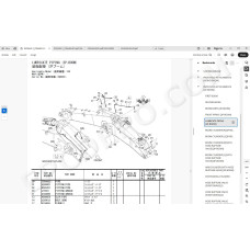 Hitachi Excavator Zaxis ZX135US-7 spare parts manual