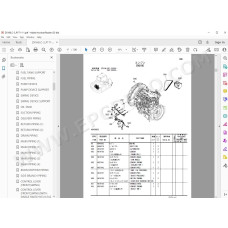 Hitachi Excavator Zaxis ZX160LC-3 spare parts manual