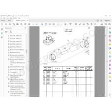 Hitachi Excavator Zaxis ZX160LC-3 spare parts manual