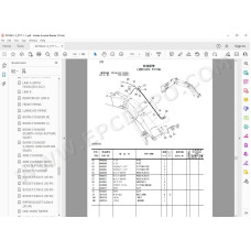 Hitachi Excavator Zaxis ZX160LC-3 spare parts manual