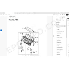 Hitachi Excavator Zaxis ZX160LC-7 spare parts manual