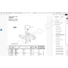 Hitachi Excavator Zaxis ZX160LC-7 spare parts manual