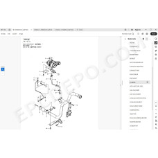 Hitachi Excavator Zaxis ZX160LC-7 spare parts manual