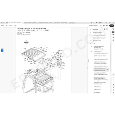 Hitachi Excavator Zaxis ZX210LC-7 ZX210LCN-7 ZX240N-7 spare parts manual