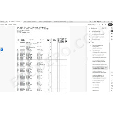 Hitachi Excavator Zaxis ZX210LC-7 ZX210LCN-7 ZX240N-7 spare parts manual