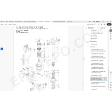Hitachi Excavator Zaxis ZX210LC-7 ZX210LCN-7 ZX240N-7 spare parts manual