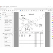 Hitachi Excavator Zaxis ZX225US-3 ZX225USLC-3 spare parts manual