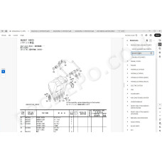 Hitachi Excavator Zaxis ZX225USLC-7 ZX225USRLC-7 spare parts manual