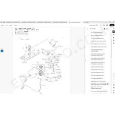 Hitachi Excavator Zaxis ZX225USLC-7 ZX225USRLC-7 spare parts manual