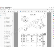 Hitachi Excavator Zaxis ZX270 ZX270LC ZX280LC ZX280LCN spare parts manual