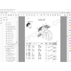 Hitachi Excavator Zaxis ZX270 ZX270LC ZX280LC ZX280LCN spare parts manual