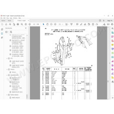 Hitachi Excavator Zaxis ZX270 ZX270LC ZX280LC ZX280LCN spare parts manual