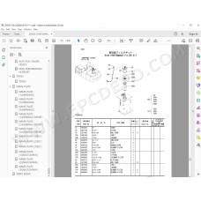 Hitachi Excavator Zaxis ZX330-3 ZX330LC-3 ZX350LC-3 ZX350LCN-3 ZX350H-3 ZX350LCH-3 ZX350K-3 ZX350LCK-3 parts manual