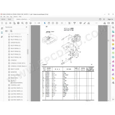 Hitachi Excavator Zaxis ZX450-3 ZX450LC-3 ZX470H-3 ZX470LCH-3 ZX500LC-3 ZX520LCH-3 spare parts manual