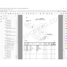 Hitachi Excavator Zaxis ZX450-3 ZX450LC-3 ZX470H-3 ZX470LCH-3 ZX500LC-3 ZX520LCH-3 spare parts manual