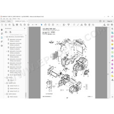 Hitachi Excavator Zaxis ZX490LCH-7 ZX530LCH-7 spare parts manual