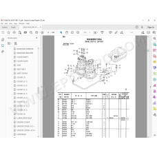 Hitachi Excavator Zaxis ZX500LC ZX500LCH spare parts manual