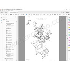Hitachi Excavator Zaxis ZX50U-2 spare parts manual