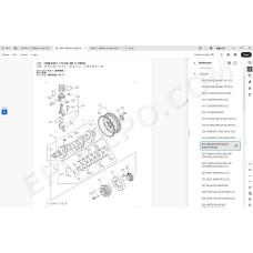 Hitachi Excavator Zaxis ZX670LC-7 ZX690LCH-7 ZX690LCR-7 spare parts manual