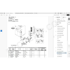 Hitachi Excavator Zaxis ZX670LC-7 ZX690LCH-7 ZX690LCR-7 spare parts manual